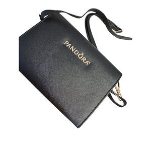 Pandora Black Convertible Crossbody,‎ Wristlet, or Clutch Purse New